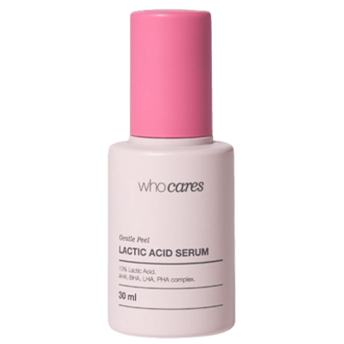 Незмивна сироватка-пілінг із молочною кислотою WhoCares Gentle Peel Lactic Acid Serum